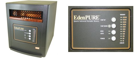 EdenPURE US1000 Parts Heater Identifier Photo