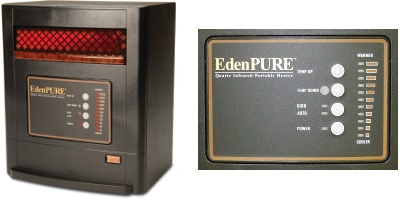 EdenPURE PERSONAL HEATER USA Parts Heater