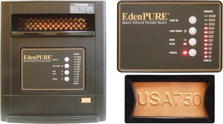 EdenPURE USA750 - USA750A5165 Parts Heater